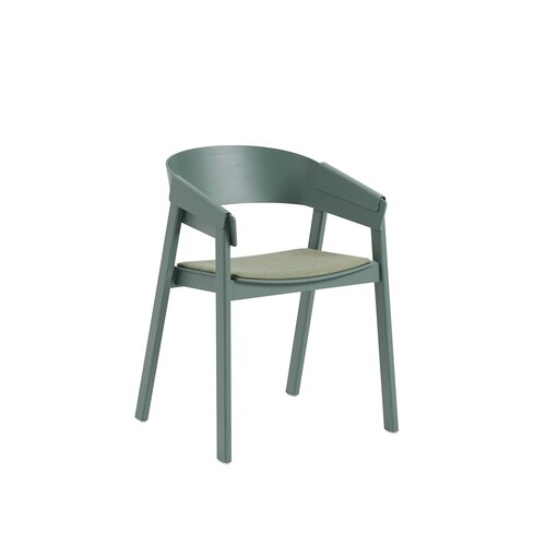 Muuto Cover Armchair avec Rembourrage Vert 