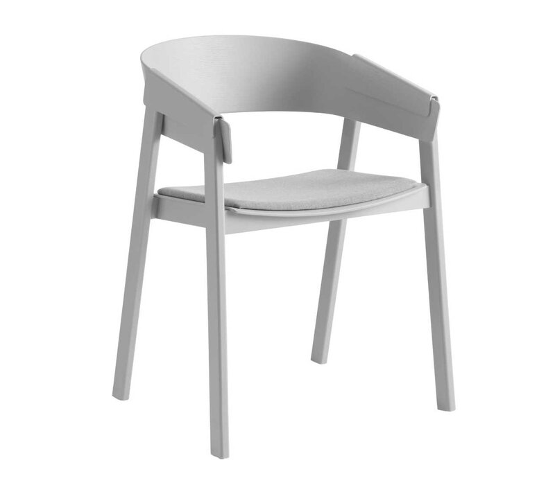 Muuto Cover Armchair without Upholstery – Grey (Remix 123)