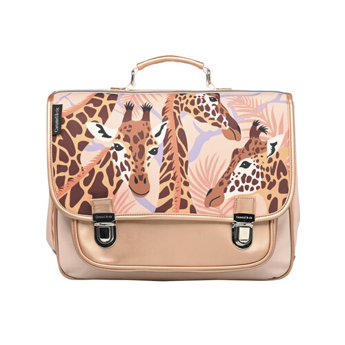 Caramel & Cie Cartable Moyen Jolies Girafes 