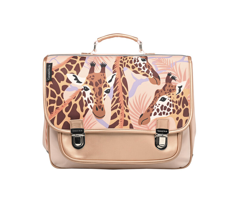 Caramel & Cie Back to school Medium Satchel Beautiful giraffes