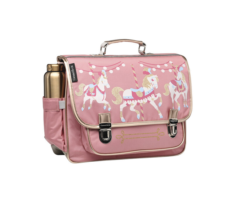 Caramel & Cie Back to school Medium Satchel Carrousel