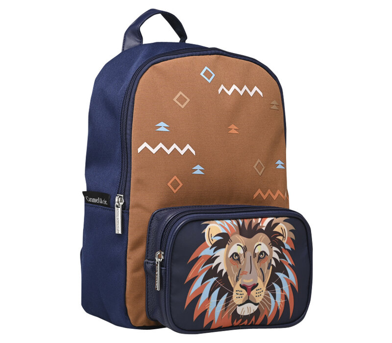 Caramel & Cie Back to School Small Backpack Simba