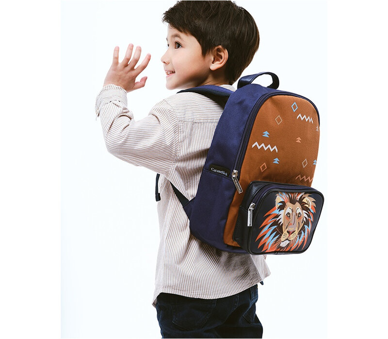 Caramel & Cie Back to School Small Backpack Simba