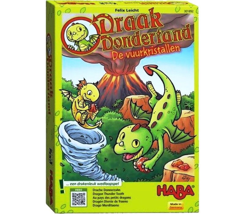 Haba Dragon Thunder Tooth - The fire crystals