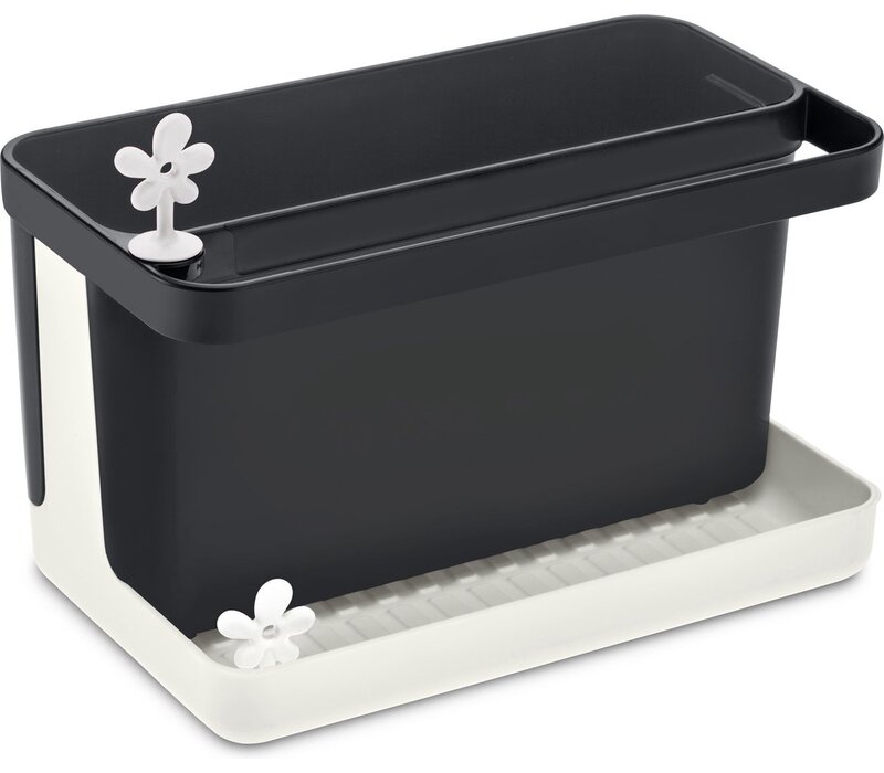 Koziol Countertop Sink Organizer Park It – Black/White