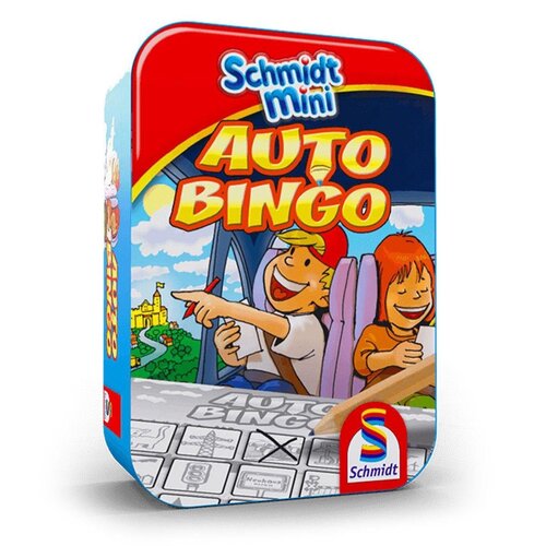 Schmidt Bingo Voiture Petit jeu de voyage 