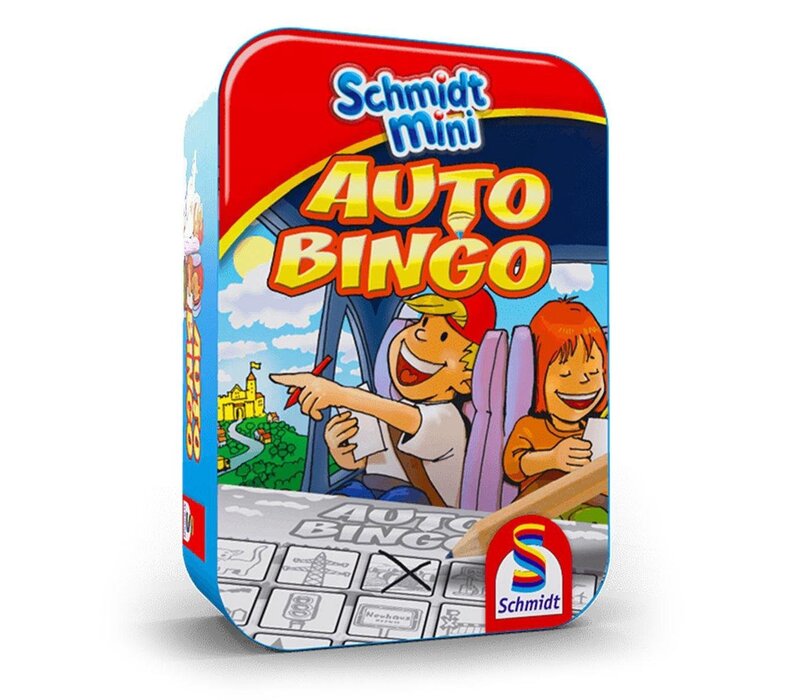 Schmidt Car Bingo Small Travel Game