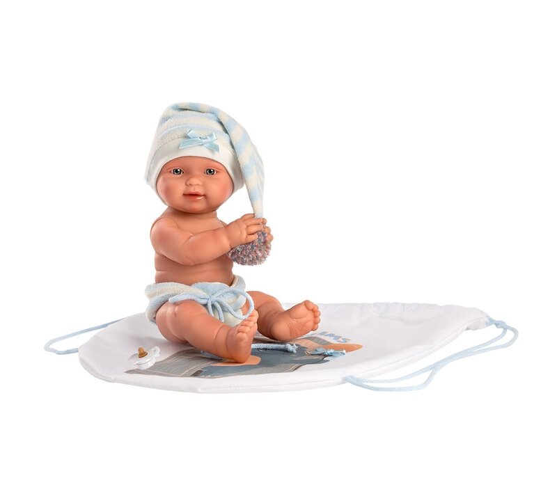 Llorens Doll 26 cm – Newborn boy Bebito realistic baby with full vinyl body