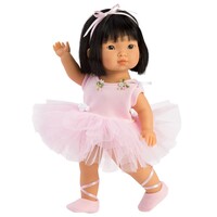 Llorens Poupée 28 cm – Lu Ballerina - poupée réaliste avec corps entièrement en vinyle