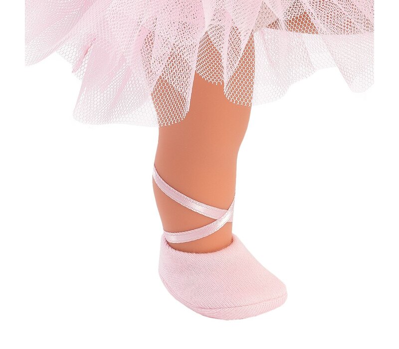 Llorens Pop 28 cm – Lu Ballerina - realistische pop met volledig vinyl lichaam