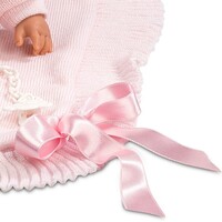 Llorens Doll 38 cm – Joelle crying doll with a pink blanket