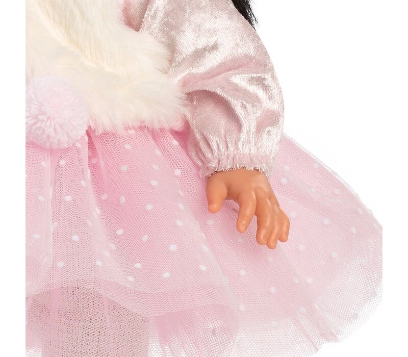 Poupée Llorens 35 cm – Greta en robe tutu rose et gilet