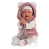 Llorens Llorens Pop 42 cm – Mimi Lachende babypop met roze jasje