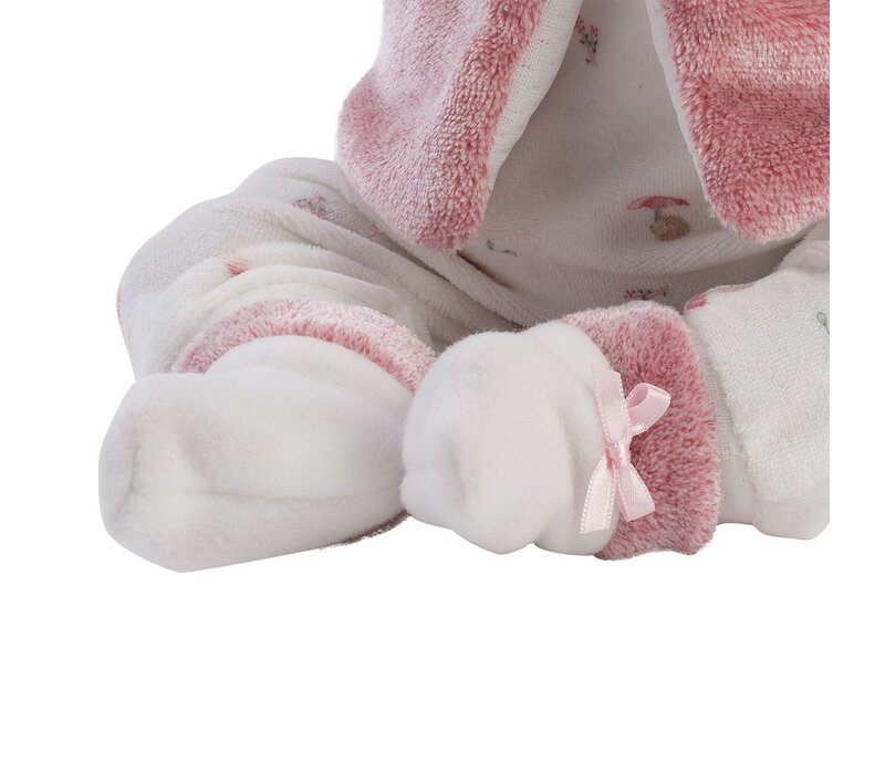 Llorens Pop 42 cm – Mimi Lachende babypop met roze jasje