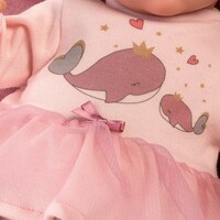 Llorens pop 42 cm – Babypop Mimi – Huilende pasgeborene met draagzak
