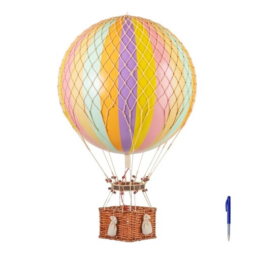 Authentic Models Hot air Balloon Jules Verne Rainbow Pastel 42 cm 