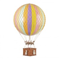 Authentic Models Hot air Balloon Jules Verne Rainbow Pastel 42 cm