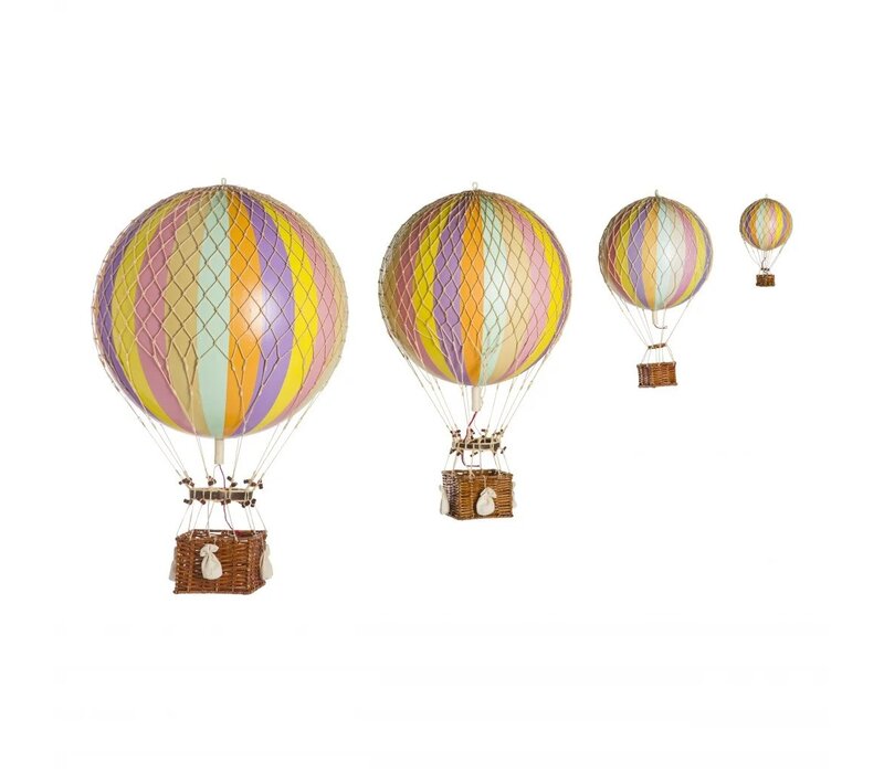 Authentic Models Luchtballon Jules Verne Rainbow Pastel 42 cm