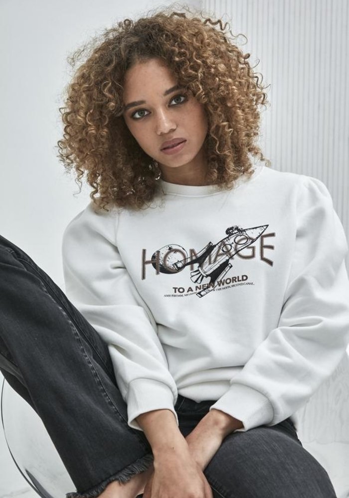 Homage - Sweater With Baloon Sleeve - New World