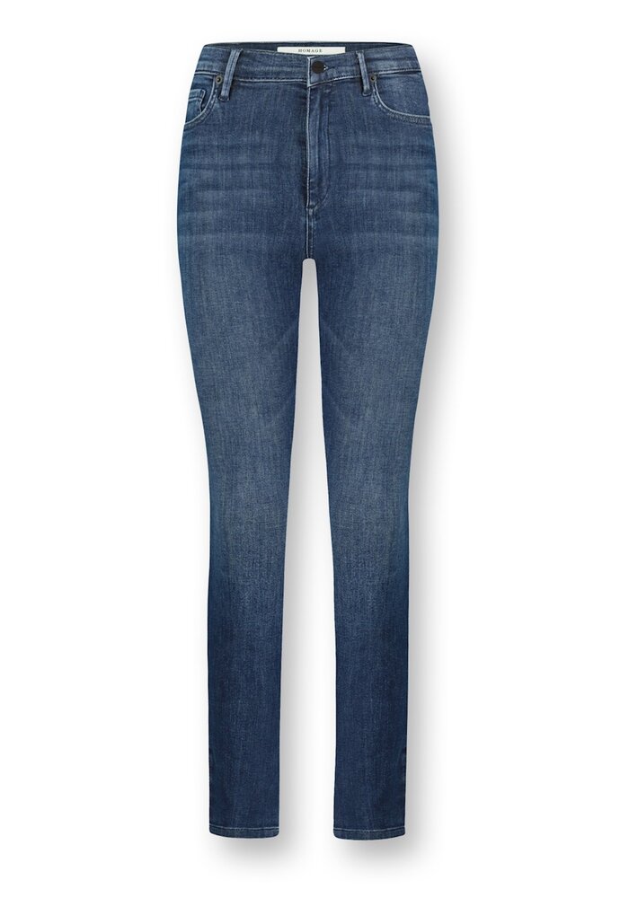 Homage - Sarah Stretchy Straight Jeans Blue Used