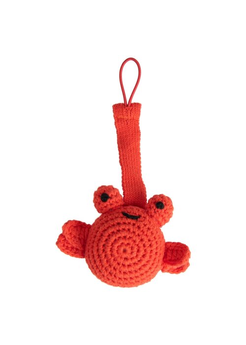Ratatouille - Crochet Pacifier Cord Crab