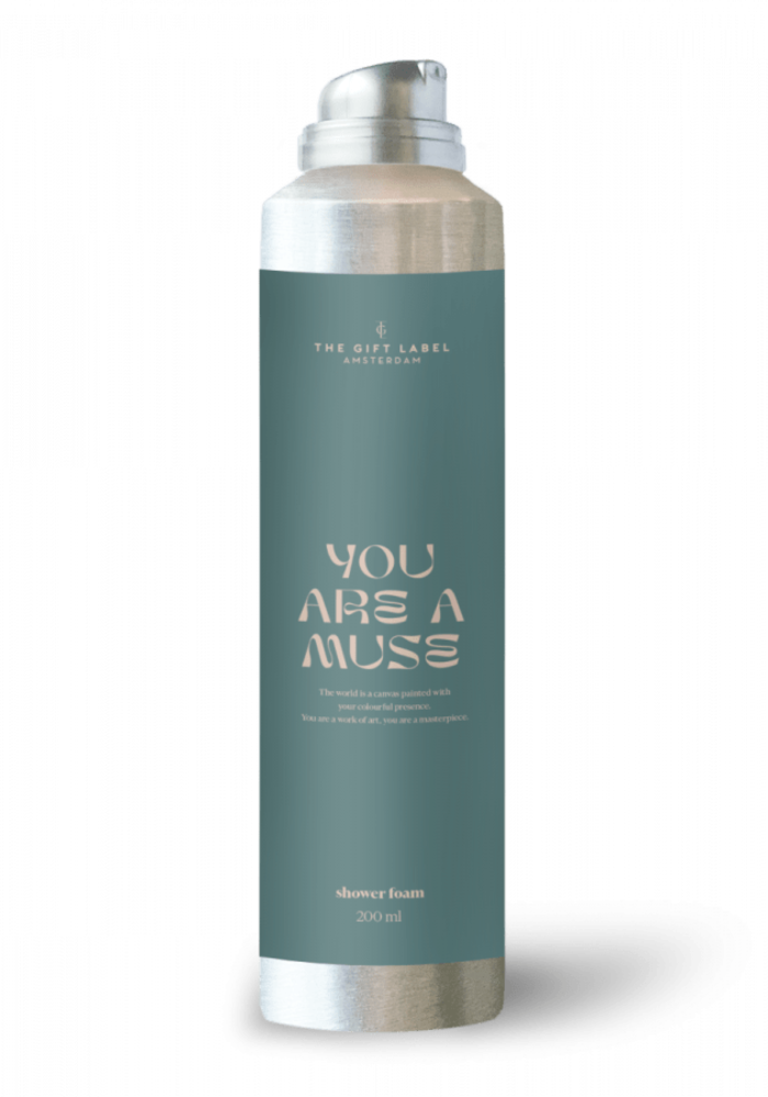 The Gift Label Shower Foam - You are a muse