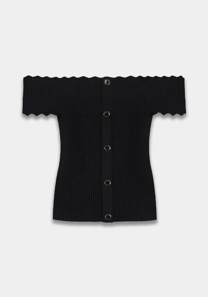 Harper & Yve - Maddie Shirt Flore Black
