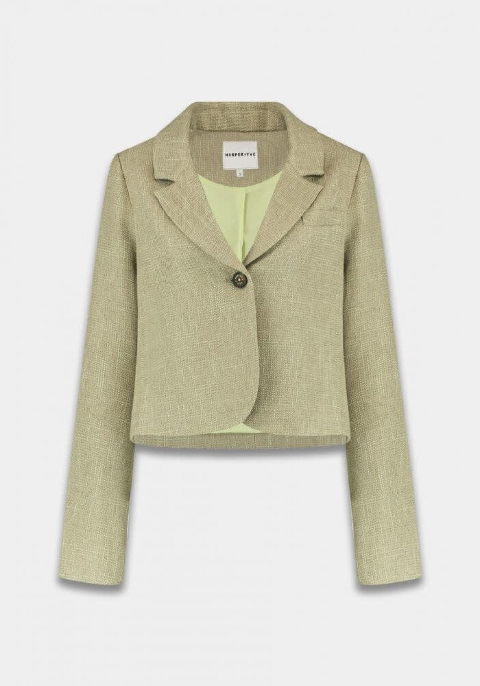 Harper & Yve - Lara Blazer Matcha Melange