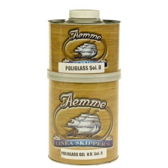 Aemme Poliglass Gel UV Blank 0,75 liter