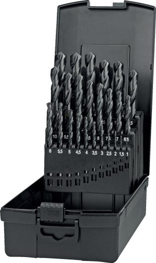 Artillery Juego de Brocas, 74 Piezas M35 HSS Juego de Brocas Espirales