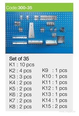 Kocel Hakenset 35 delig