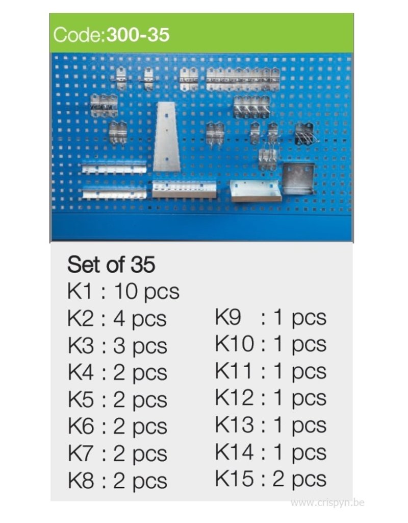 Kocel Hakenset 35 delig