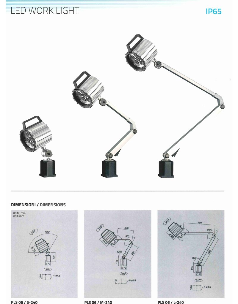 Techno Piu Zware LED-lamp kort