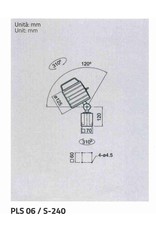 Techno Piu Zware LED-lamp Kort