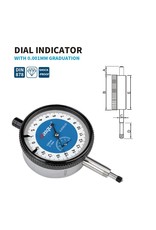 Dasqua Analoge precisie meetklok 0-1mm x0,001mm