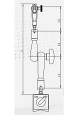 Dasqua Magnetisch meetstatief met centrale vergrendeling 100kg 355mm