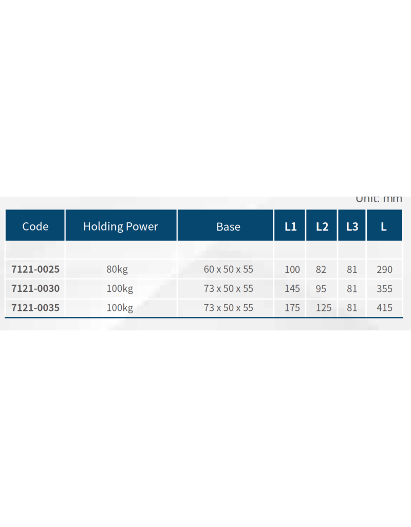 Dasqua Magnetisch meetstatief met centrale vergrendeling 100kg 355mm
