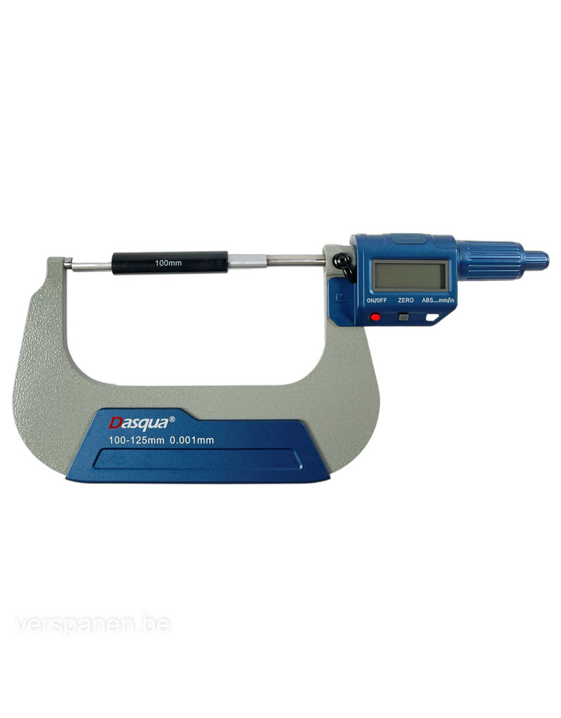 Dasqua Digitale buitenmicrometer 100-125mm x0,001mm