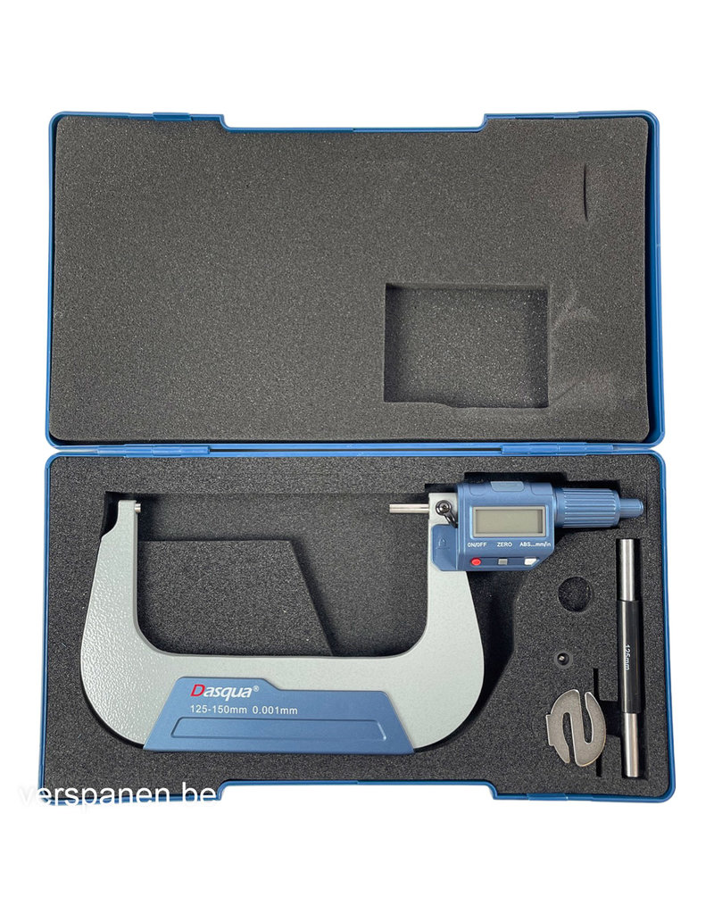 Dasqua Digitale buitenmicrometer 125-150mm x0,001mm