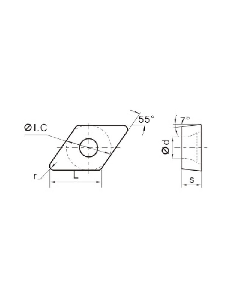 Harlingen 10x DCGX11T304 AL - Aluminium