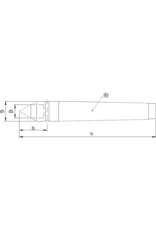 International Tools Vast Center met HM-punt‚ 60°‚ MK 1