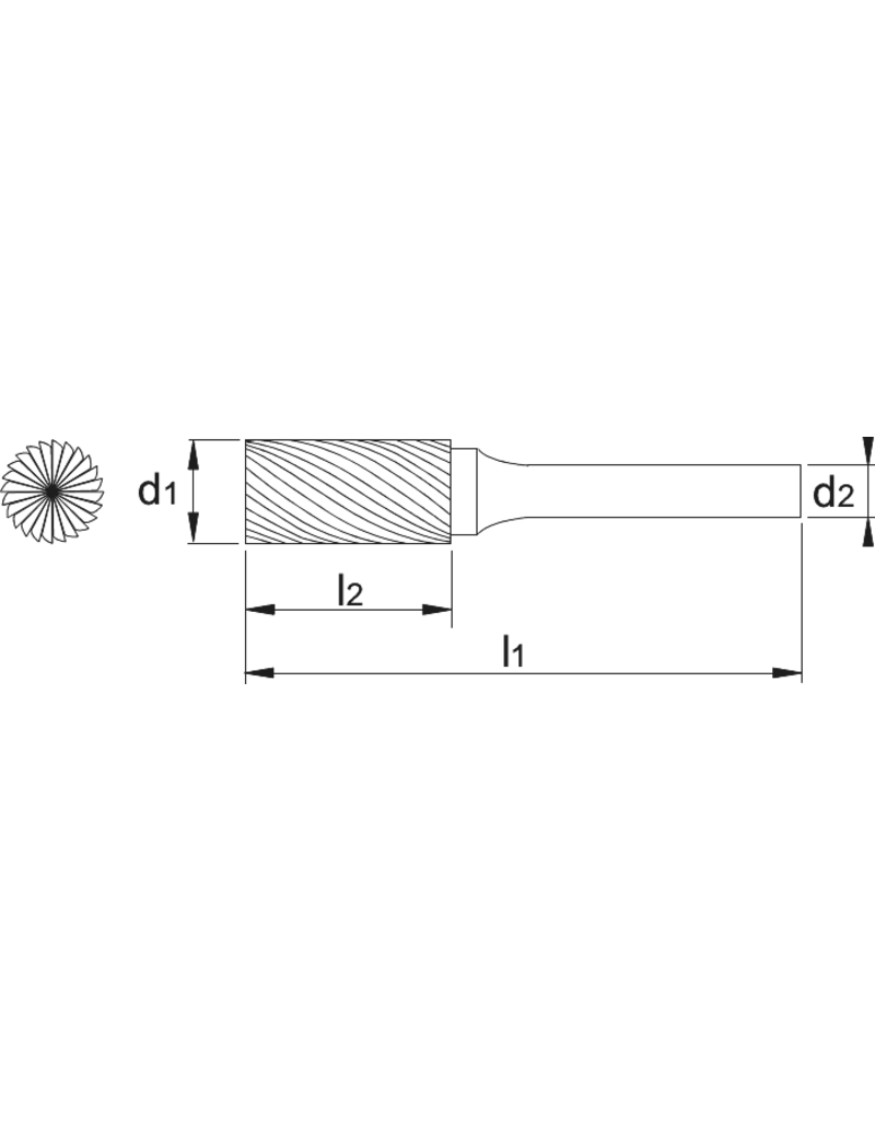 International Tools 12 mm HM Stiftfrees model B