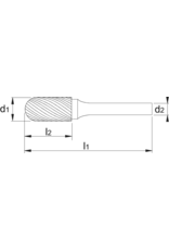 International Tools 8mm HM Stiftfrees model C