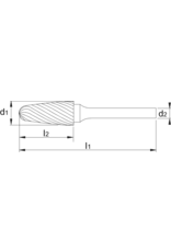 International Tools 6 mm HM Stiftfrees model F