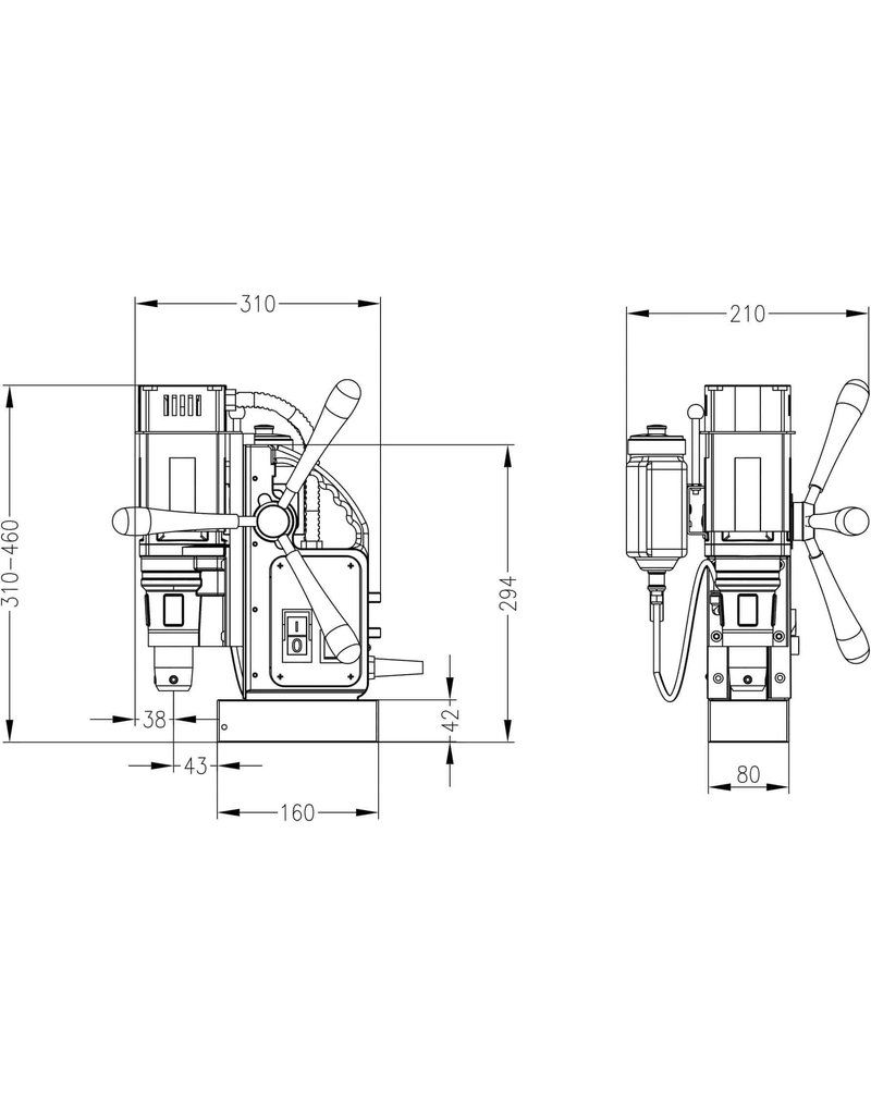 Euroboor Kernboormachine ECO.40S