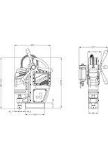 Euroboor Draadloze kernboormachine EBM.360