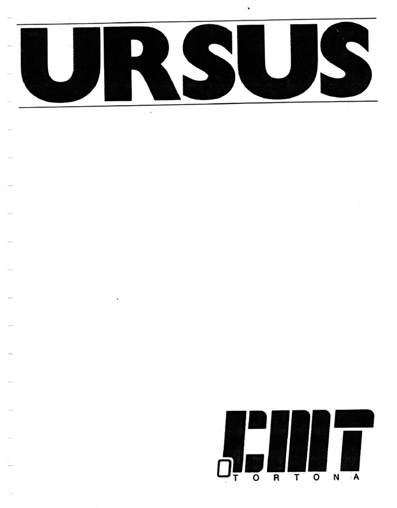 Diverse PDF-Ursus  (CMT) modellen 200 t/m 300
