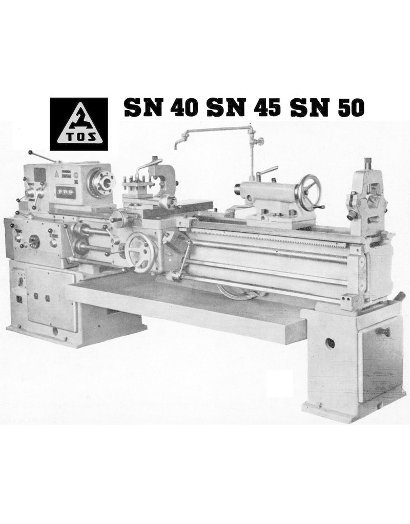 Diverse PDF- TOS  SN-reeks SN40 -SN45 en SN 50