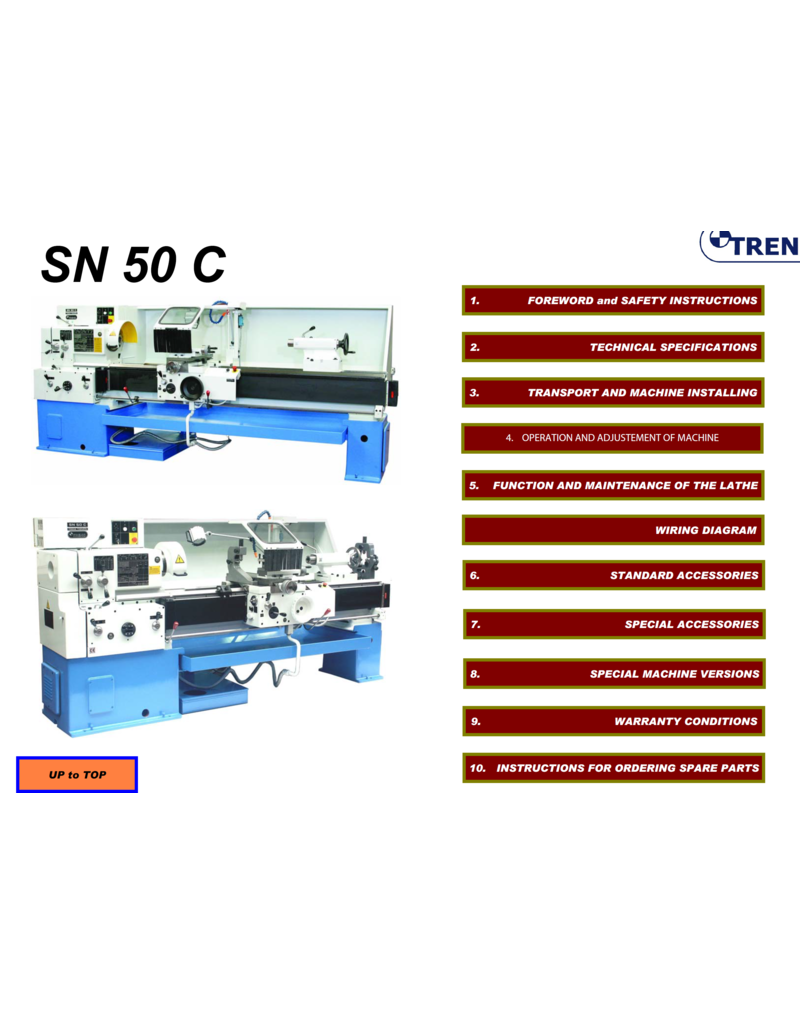 Diverse PDF- TOS  SN-reeks SN40 -SN45 en SN 50