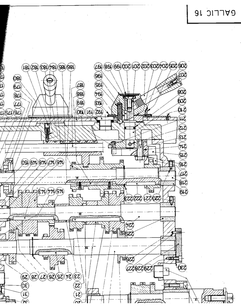 Diverse PDF- Mondiale,  model Gallic 16